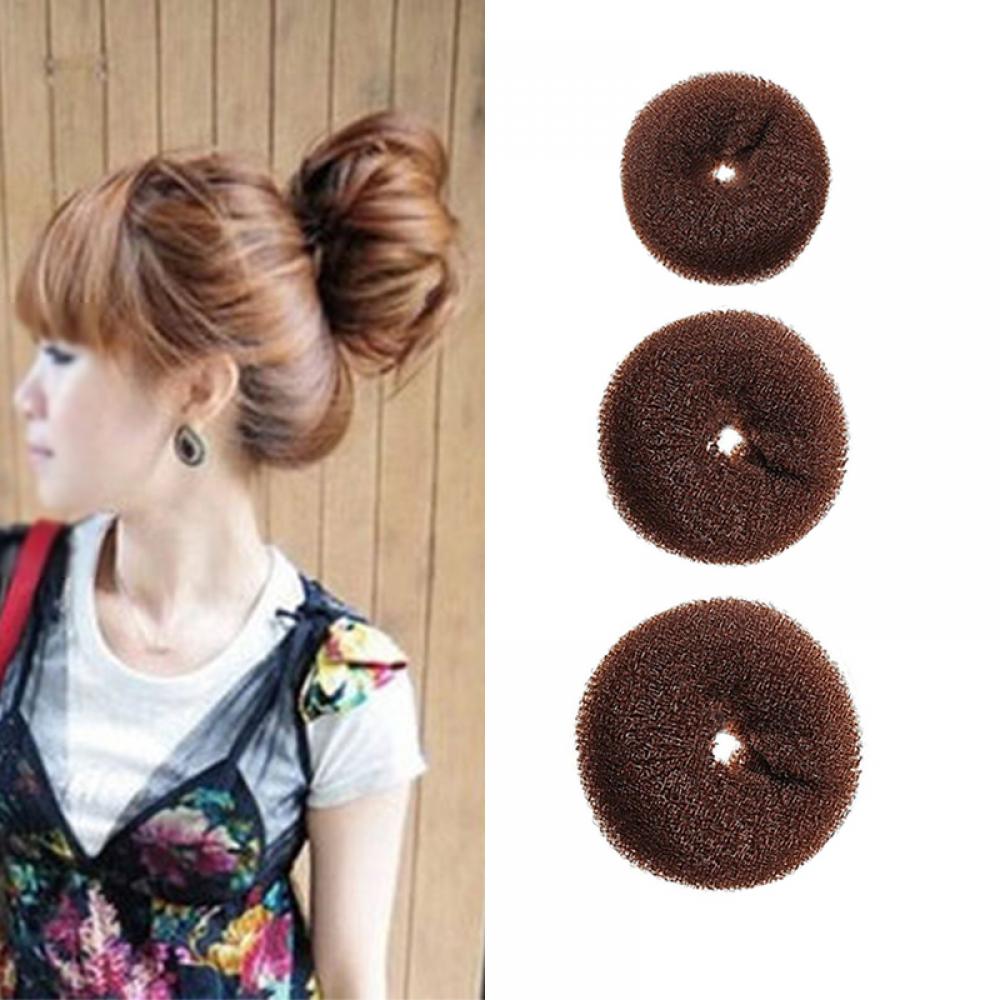 1pc haarstyling donut knot maker opgestoken magische haartools voor moeder en kind haarring knot magische haarknot
