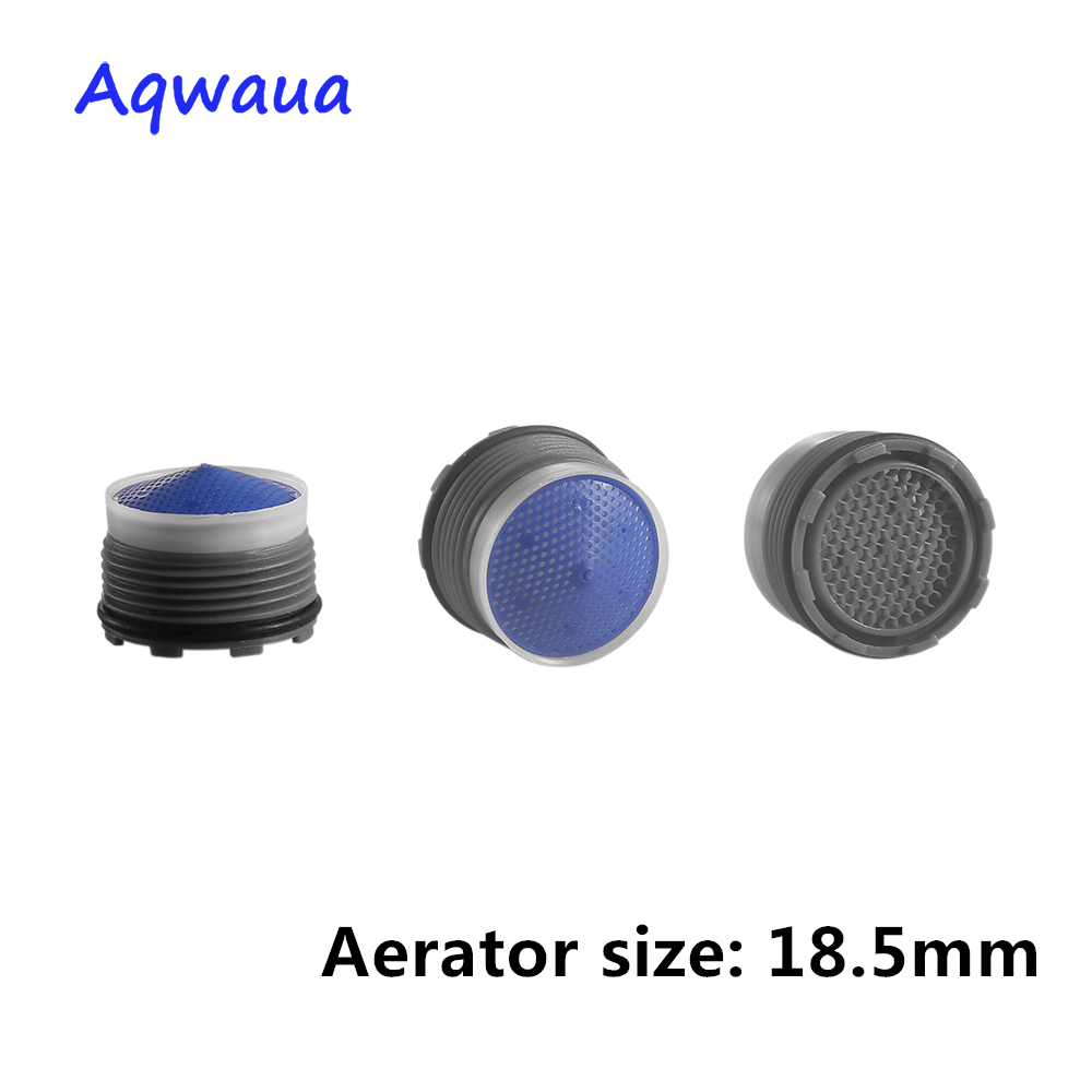 Aqwaua Faucet Aerator Crane Spout Bubbler Filter for Kitchen for Bathroom Faucet Hide-in Core Part 18.5 MM Water Saving 8L/m