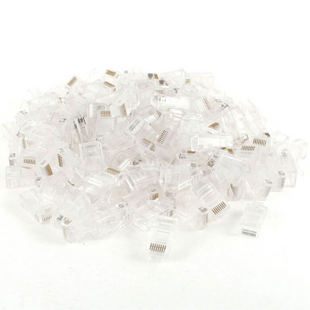 Elisona 4pcs Network Crimper Cable Tester Wire Stripper RJ45 rj 45 Modular Plug Network Lan Connector Crimping Tool Crimp Kit