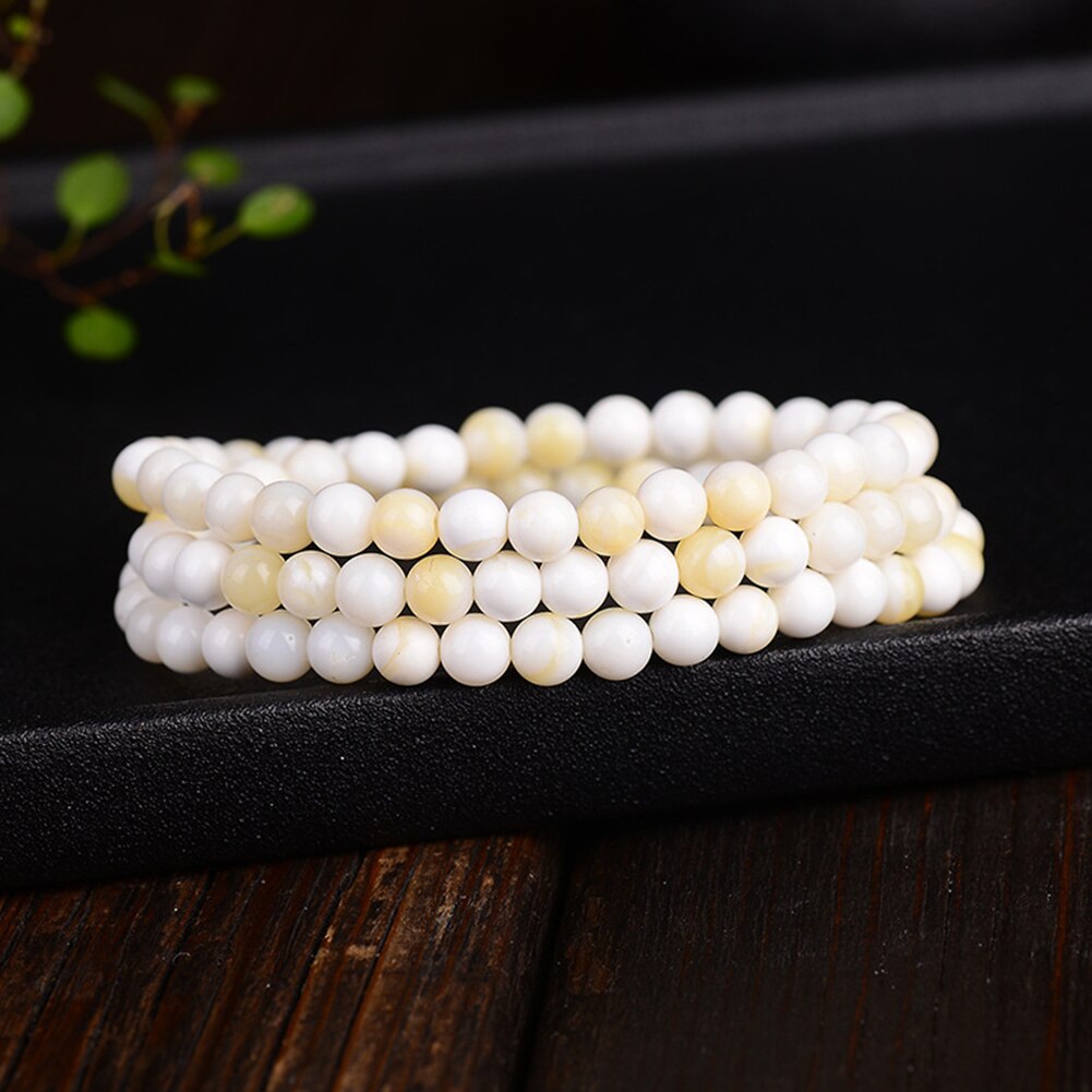 Women 3 Strands Faux Pearl Beaded Bracelet Bangle Party Jewelry