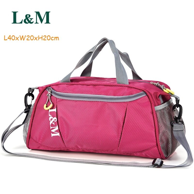 L & M léger et Durable sport Gym sac de sport femmes hommes pour Gym Fitness formation épaule sacs à main sac de Yoga bagages