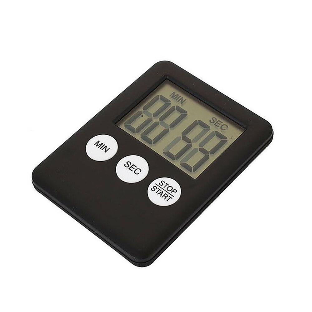 Large Digital LCD Kitchen Cooking Timer Count-Down Up Clock Alarm Magnetic: BK