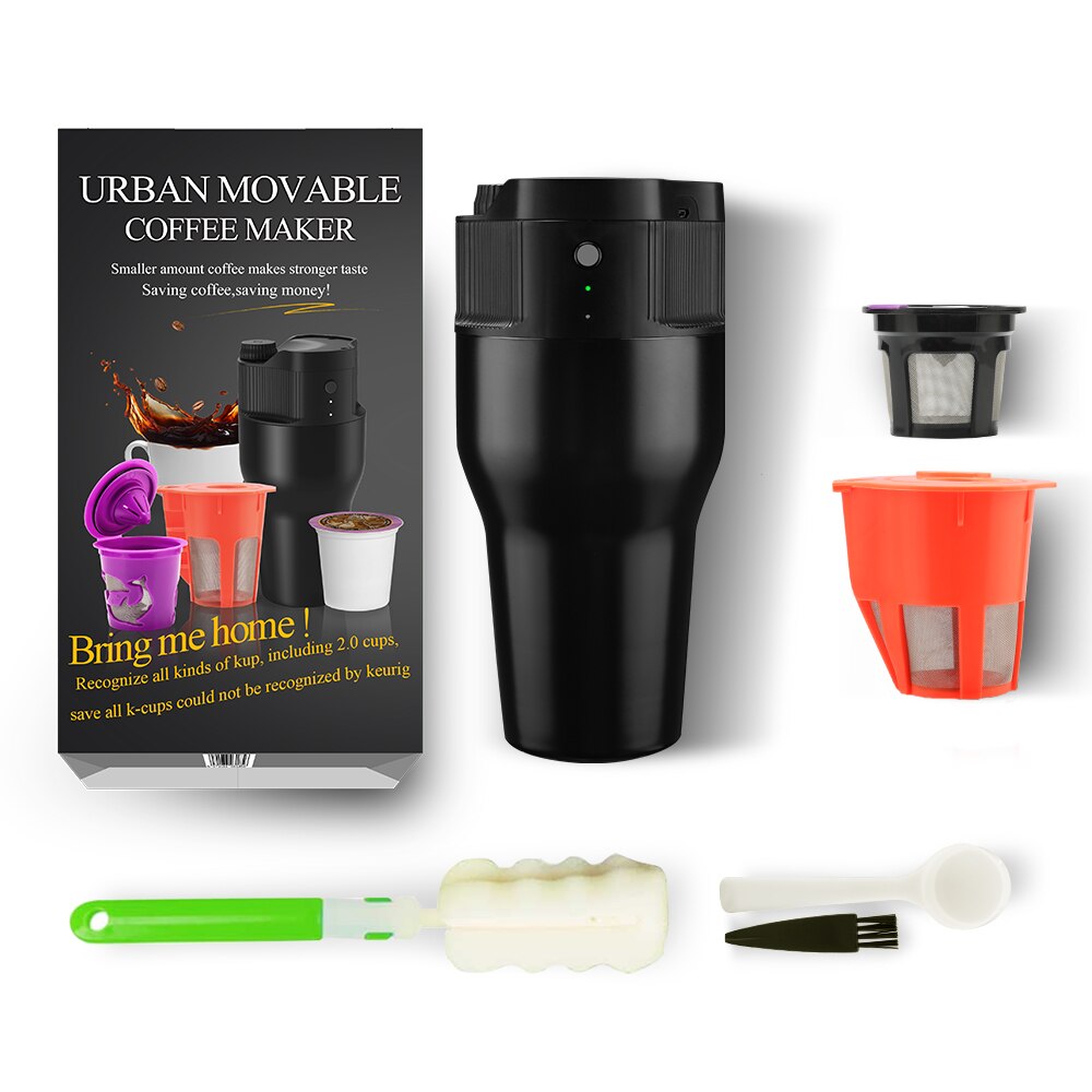 Machine à café expresso tenue dans la main extérieure 550ml de Machine à café électrique portative d'usb pour le voyageur