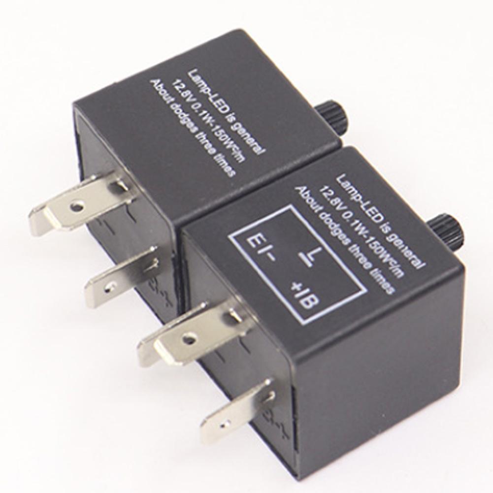 Led Flasher 12V Verstelbare Frequentie Led CF14 3 Pin Passen 12V Led Flasher Relais Auto Richtingaanwijzer blinker Light