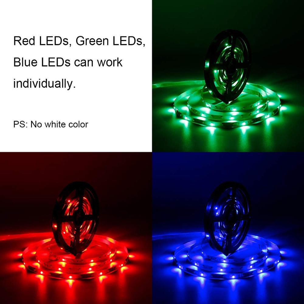 Wifi Bluetooth Rgb Led Strip 12V Flexibele Diode Tape 5M 10M Waterdicht Lint Smartphone Controle Alexa google Assistent Adapter