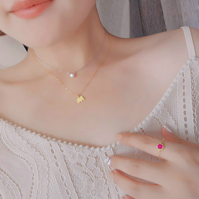 26 Styles Women Power Necklaces Cat Ear Angel Wings Bird Animal Circle Geometric Charm Clavicle Chains Collar