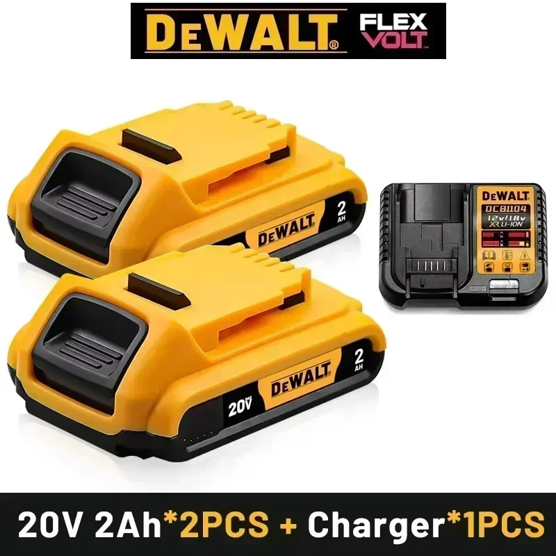 100% originele DEWALT batterij 20V, 6AH oplaadbare lithium-ion batterij DCB115DCB118,18V 20V, DCB1104 lader dewalt gereedschap batterij: Bruin