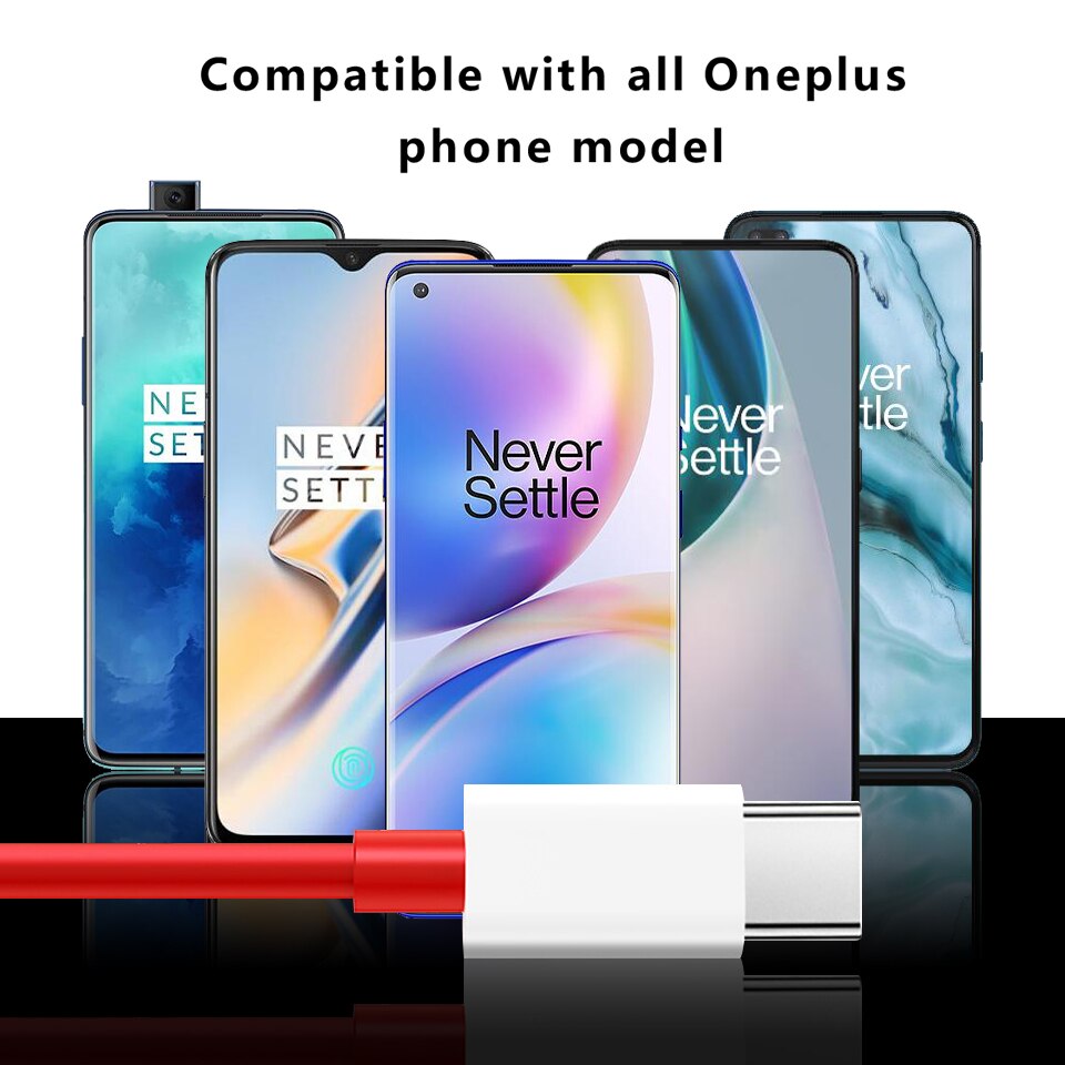 6A Oneplus Nord N10 Warp Oplaadkabel Type-C Dash Snelle Kabel Voor Een Plus 8 7 Pro 7 T 7 T 6T 6 5T 5 3T Oppo Realme 6 Pro USB-C