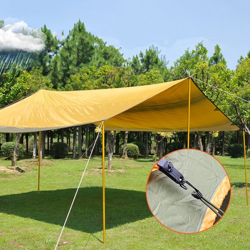 12 stück stretch-seil-zeltplanenteile mit doppelhaken für zelte, camping, outdoor-aktivitäten, robustes gummiseil für camping, wohnwagen und gepäck