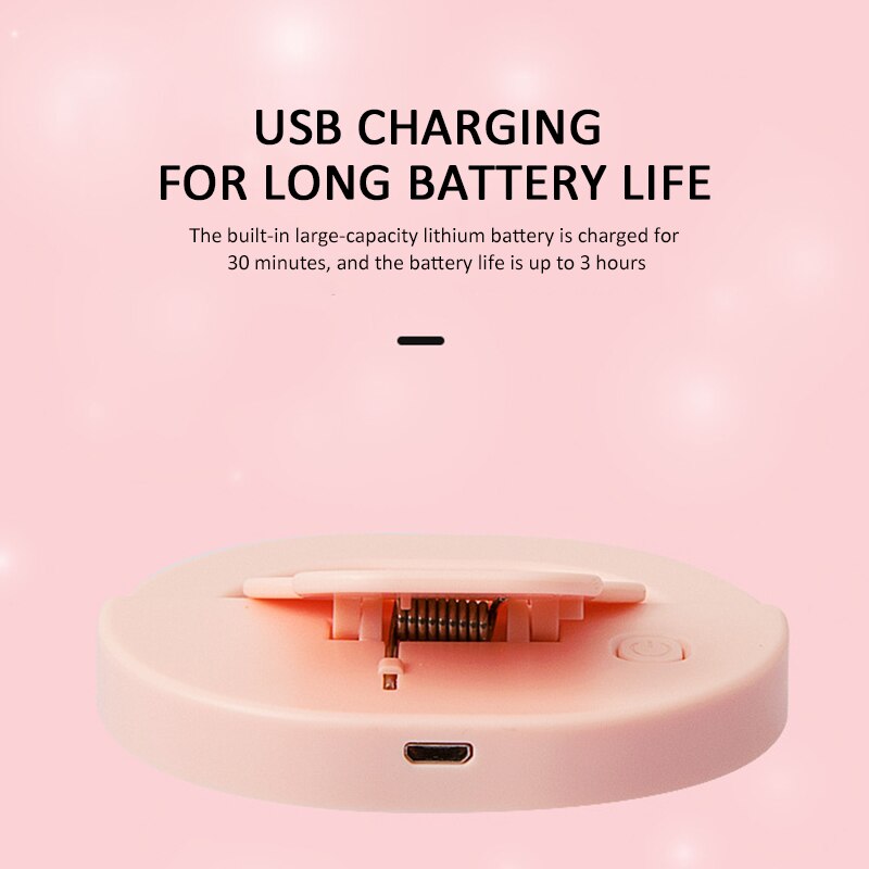 Shinyruo Mini Selfie Vullen Licht Clip Op Mobiele Telefoon Selfie Licht Verstelbare 3-Level Voor Vrouwen Lens A0D0 Mannen Licht Flash Telefoon