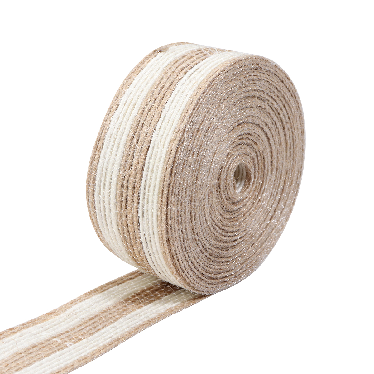 1-10 meter hør jute stof bånd makrame håndværk hør webbing til bryllupsdekoration æske buket sløjfe emballage ting: Lyserød