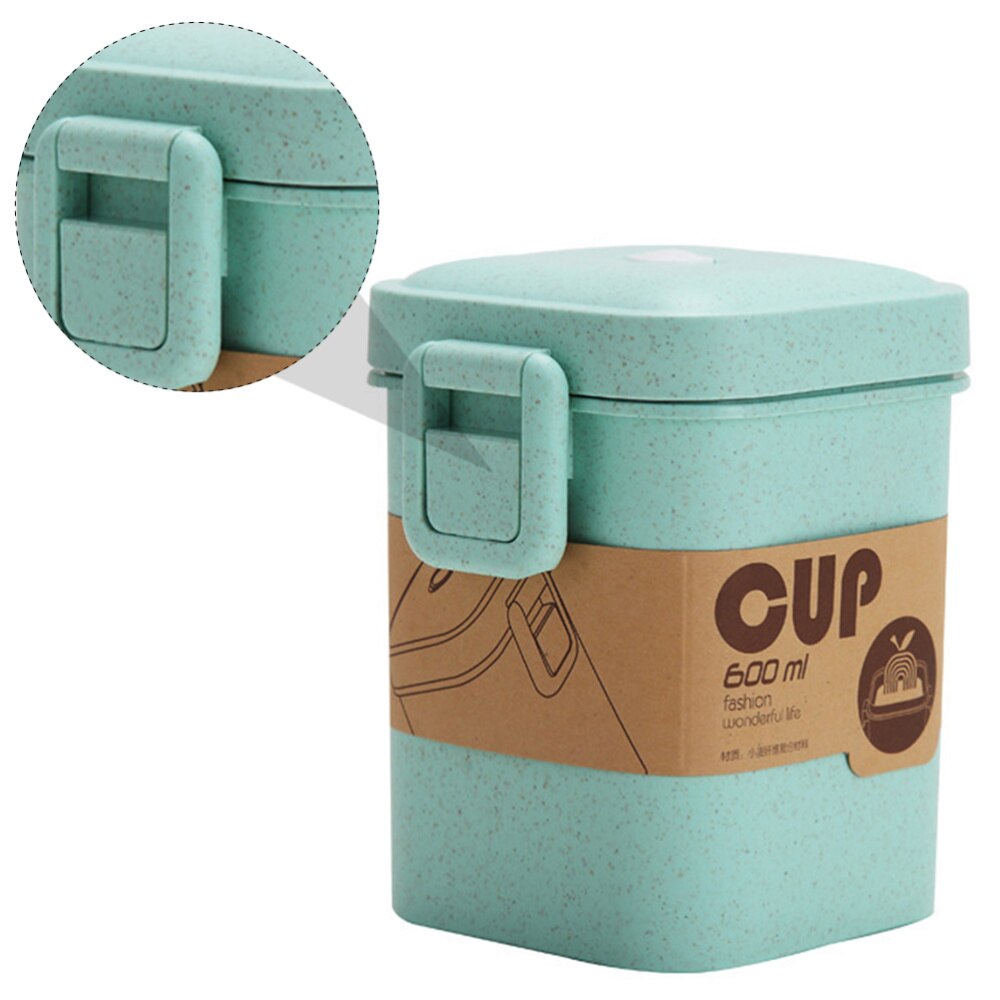 Breakfast Storage Cup Soup Porridge Holder Microwavable Heating Food Container