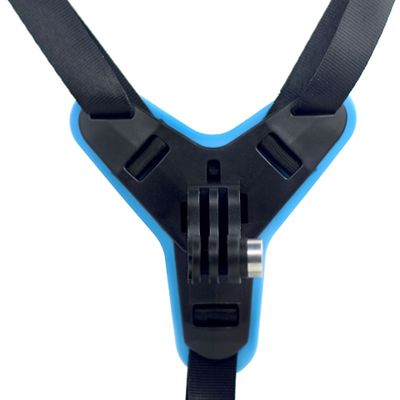 1PC casque intégral menton support de montage pour GoPro Hero 8 6 5 casque de moto menton support caméra accessoires pour Go Pro Hero 8: blue