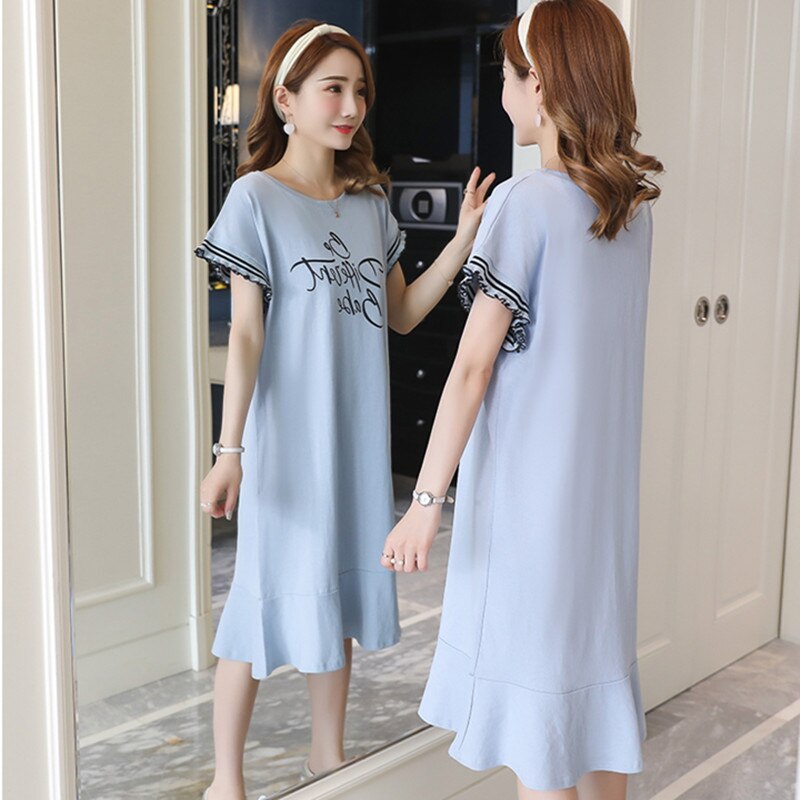 Korea Style Loose Linen Maxi Dresses For Women Q3093