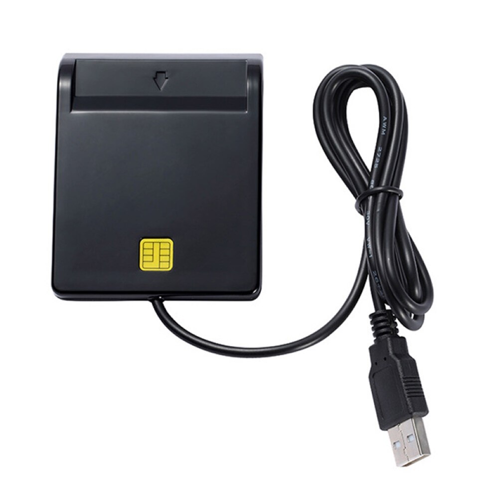 X01 USB Smart Card Reader For Bank Card IC/ID EMV card Reader for Windows 7 8 10 Linux OS USB-CCID ISO 7816