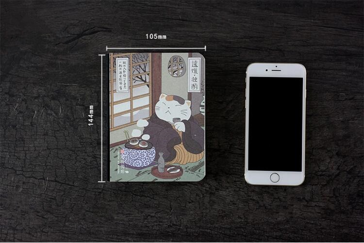 "Japanse Kat Ver3" Leuke Maandelijkse Planner Agenda Studie Dagboek Notebook Pocket Journal Briefpapier