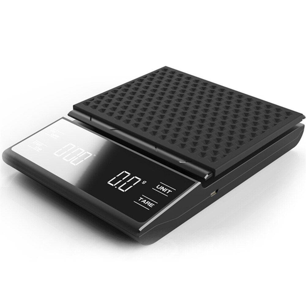 Elektroniset keittiövaa'at ajastimella digitaaliset vaa'at älykkäät kahvivaa'at kotitalouksien tarkkuusruokavaa'at painovaa'at 3kg/0.1g