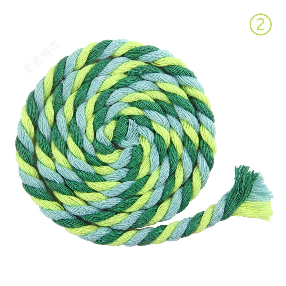 5 metriä 6mm puuvilla köysi koristeellinen kierretty naru köysi käsintehty koristeluun tee itse kaulanauha ficelles couleurs lankajohto