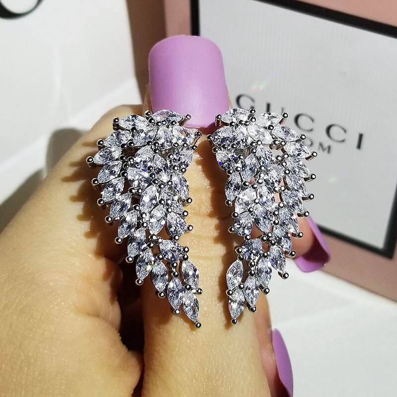 2020 novo na moda asas de anjos 925 prata esterlina moda anel para feminino menina festa presente jóias por atacado r5917