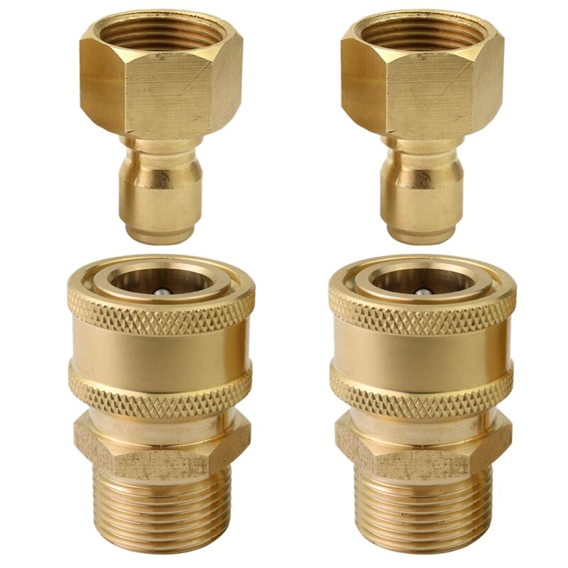 DSHA High Pressure Washer Quick-Disconnect Couplings,Male & Female Connectors: Default Title