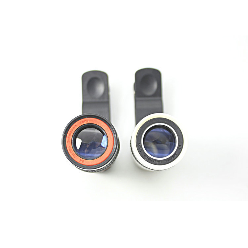 Draagbare 8x18 Mobiele Telefoon Monoculaire Telescoop HD Zoom Mobiele Telefoon Camera Telescoop Optische Lens met Telefoon Clip