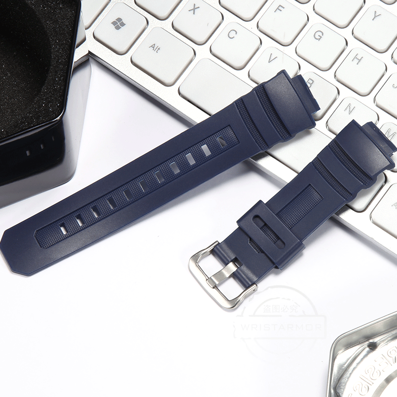 Rubber Strap Suitable For Casio AW591 590 AWG-M100 G-7700 Men Resin Waterproof 16mm Replacement Watctband Accessories: Blue Pink