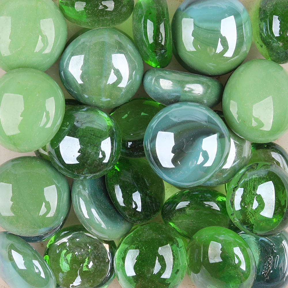 200g/35pz Medio 17-22 millimetri di Vetro Trasparente gocce Pepite perline di Vetro gemme di Vetro Rosso Blu verde Giallo mosaico fai da te che fa il mestiere: DM300