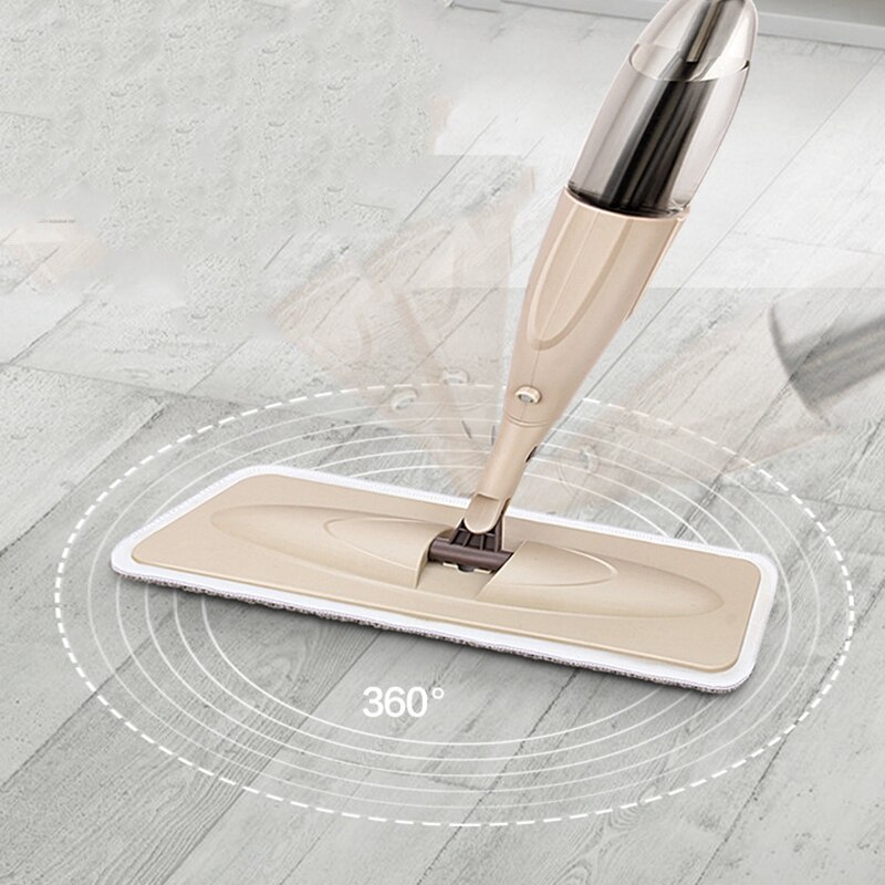 Magic Spray Mop Wooden Floor with Reusable Microfiber Pads 360 Degree Handle Home Windows Kitchen Mop Sweeper Broom Clean To