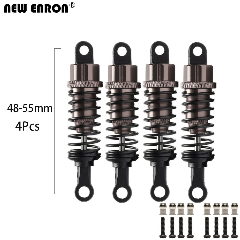 amortiguador de aceite de aleación de Metal ENRON 55mm para 1/18 RC Car WLtoys K929 A949-55 A959 A969 A979: Azul cielo
