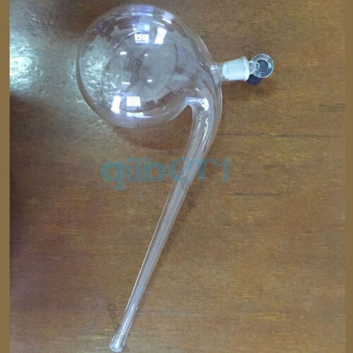 125ml Borosilicate Glass Retort with Ground-in Stopper Round Bottom Labware