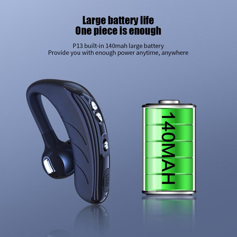 VAORLO-auriculares inalámbricos V10 V9 V8 con Bluetooth, cascos deportivos con gancho para la oreja, modo de reposo largo, con micrófono, manos libres, llamada de conducción en coche