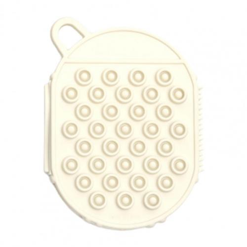 PVC Antibakterielle Schlecht Pinsel Körper Peeling Peeling Reinigung Pinsel Tiefe Reinigung Schlecht Pinsel Silizium Schlecht Körper Pinsel: Weiß