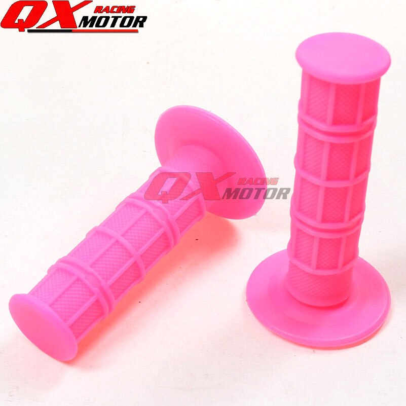 Empuñaduras universales para manillar de moto, manillar de Gel para Motocross, dirt pit bike, color rosa,: Default Title