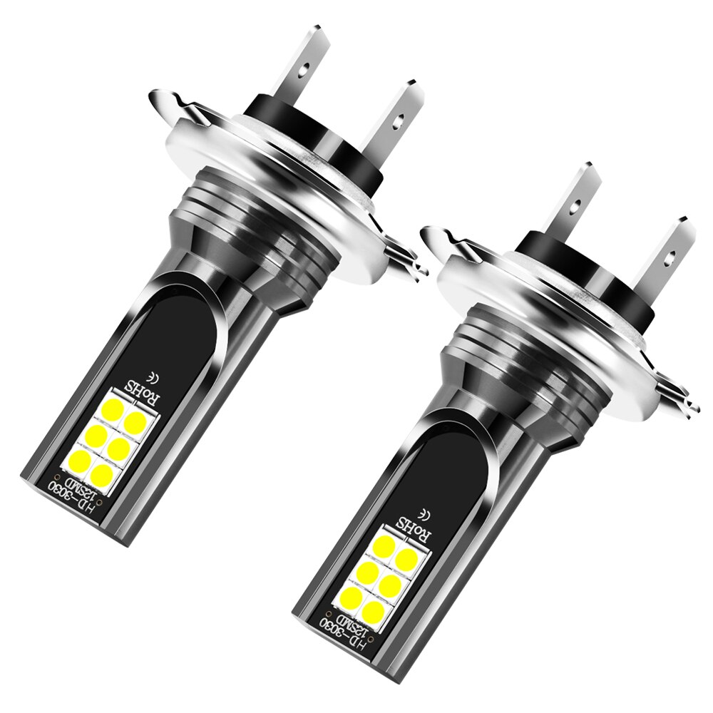 2 pièces H7 PHARE LED Ampoule Faisceau Kit 12V 100W HAUTE Puissance LED VOITURE Lampe Frontale 6000K Auto Phares Ampoules 12000LM