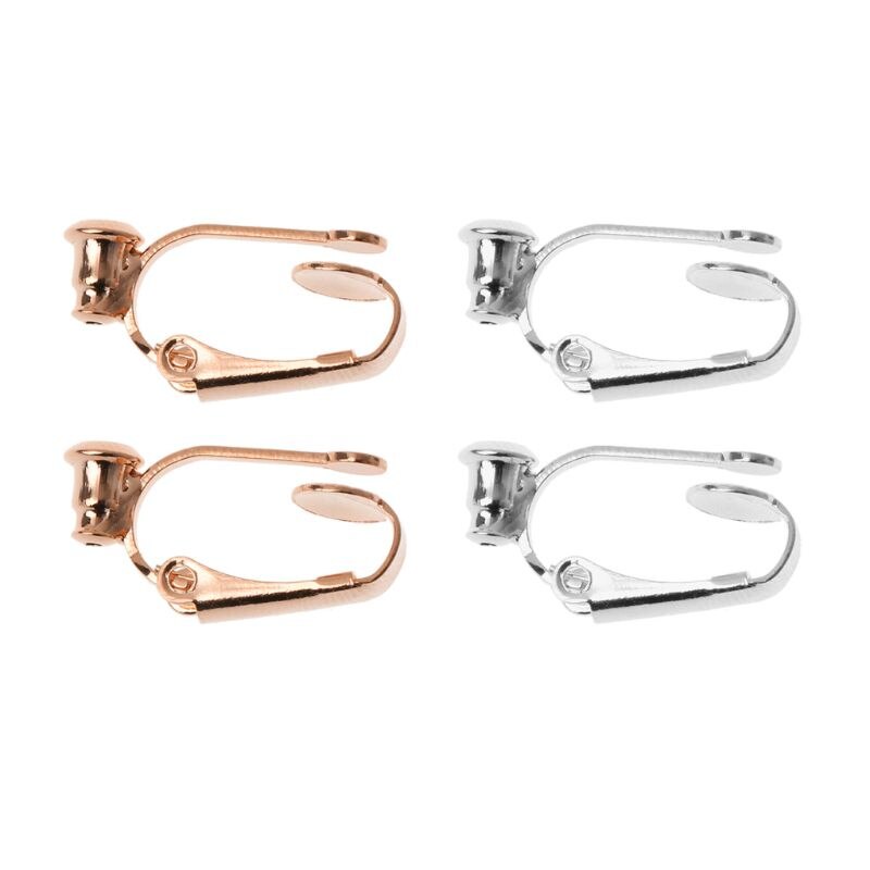 1 paar Clip Op Hoop Earring Converters Geen-pierced Turn Elke Stud In EEN Clip-On