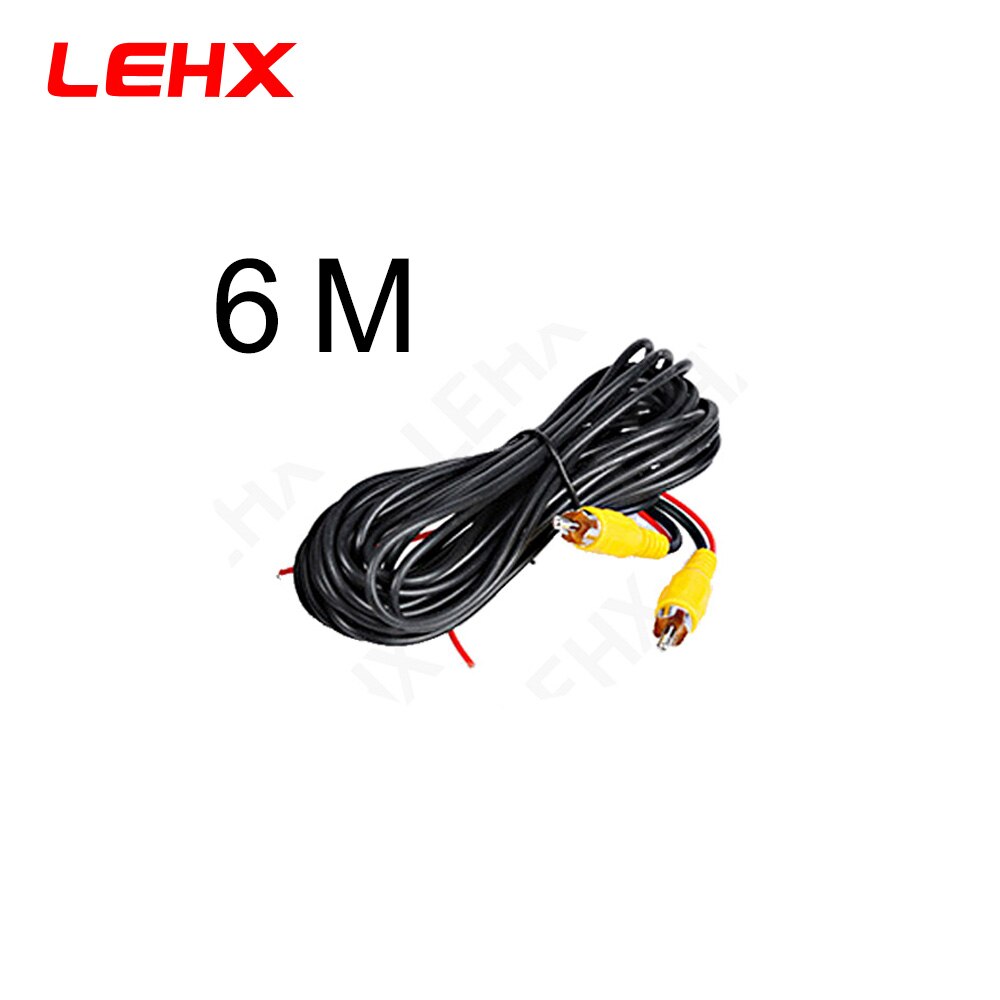 Car Rear View Camera Universal Backup Parking Camera 8 LED Night Vision Waterproof HD Color Image For Car Android Radio MP5: 6M cable
