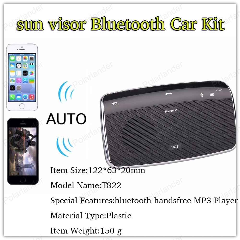 The Bluetooth V4.1+EDR Bluetooth hands-free car dragging sun visor Bluetooth hands-free intercom system Music Receiver