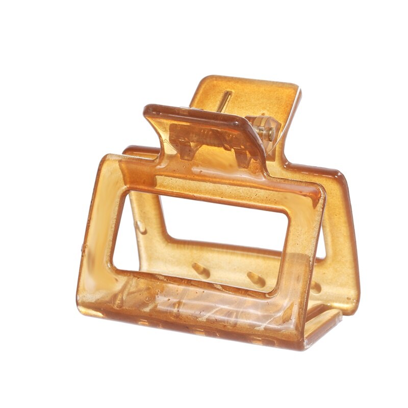 Moda grampo de cabelo multicolorido acrílico oco quadrado rabo de cavalo grab meninas grampo de cabelo acessórios de estilo de cabelo: SK2204