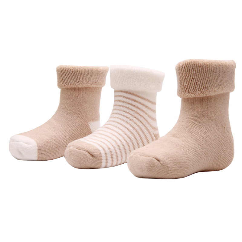 Chaussettes chaudes pour bébé, chaussettes épaisses pour fille et garçon, automne et hiver paire/lot