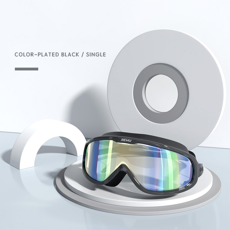 Myopia Swimming Glasses Prescription -1.0~-8.0 Waterproof Anti Fog Swim Eyewear Silicone Diopter Diving Goggles Adults Children: plum
