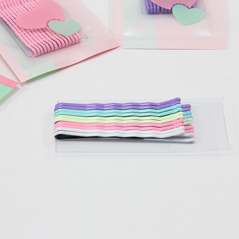 10 Stks/set Candy Kleur Baby Haar Accessoires Metalen Zwaaide Kids Baby Haar Clips Haarspeldjes Kinderen Meisjes Haarspeldjes Clips: style 1
