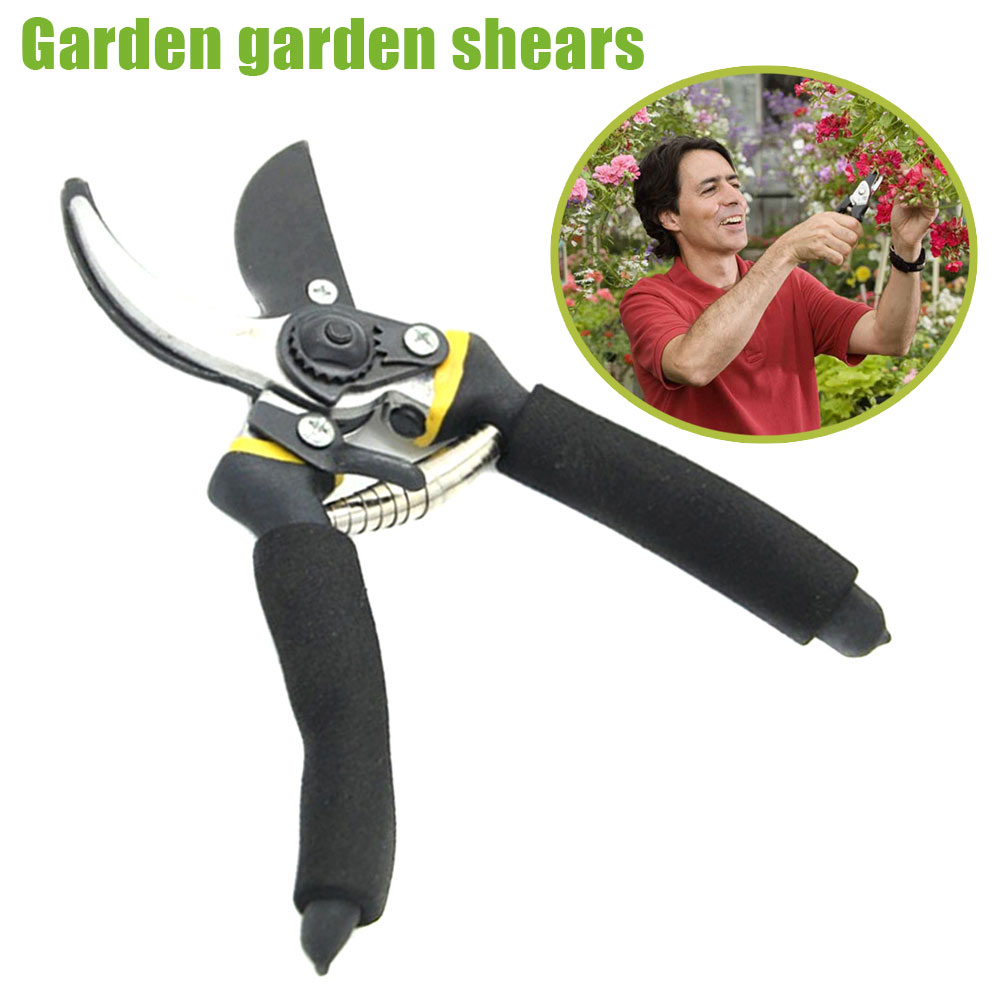 Pruning Shears Sharp Bypass Hand Pruner Shears with Safety Lock Tree Trimmers Secateurs --M25