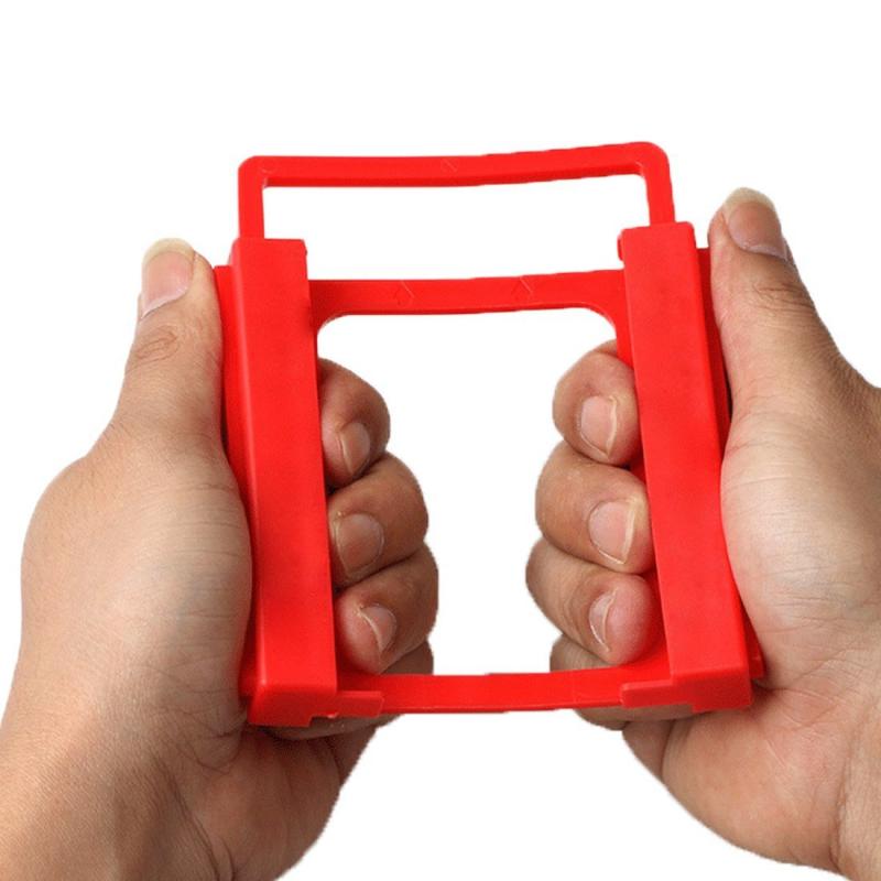 2.5 Tot 3.5Inch Hdd Hard Disk Stand Montagebeugel Adapter Dock Houder Plastics Rood Voor Notebook Pc Ssd Holder