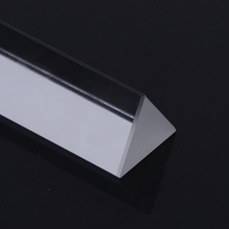 1pc miniprisme  k9 krystall optisk glass trippel trekantet prisme refraktor fysikkeksperiment pedagogiske verktøy 3*3*3*15cm