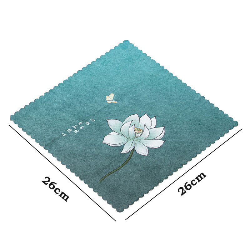 Toalla de té de gamuza Kung Fu, tetera antiquemaduras, accesorios de posavasos para taza de té Zen, alfombrilla de té absorbente para el hogar, servilleta de té