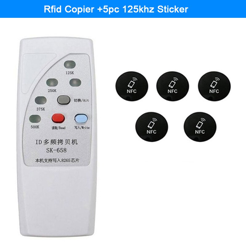 Rfid Kaartlezer Rfid Schrijver Handheld 125Khz Copier Duplicator Id Tags Programmeur Copier Met Licht Indicator: style 4