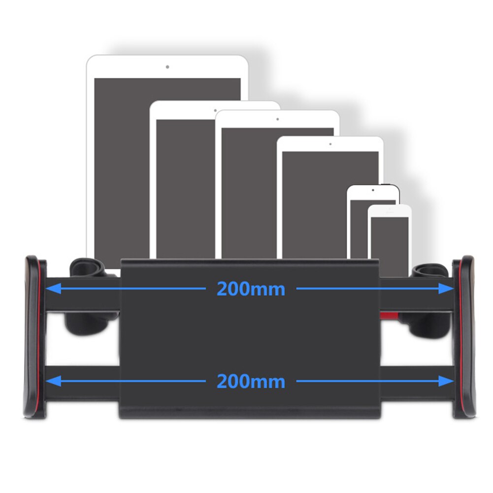 Verstelbare Car Seat Hoofdsteun Mount Vouwen Tablet Telefoon Houder Beugel Stand Autostoel Hoofdsteun Mount Vouwen Tablet Telefoon Houder