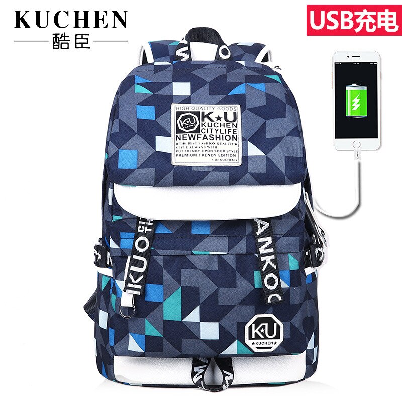 High School Student Rugzak Mannen Reizen Rugzak Zwart Waterdichte Grote Capaciteit Rugzak Voor Jongen Schooltassen Voor Tienermeisjes