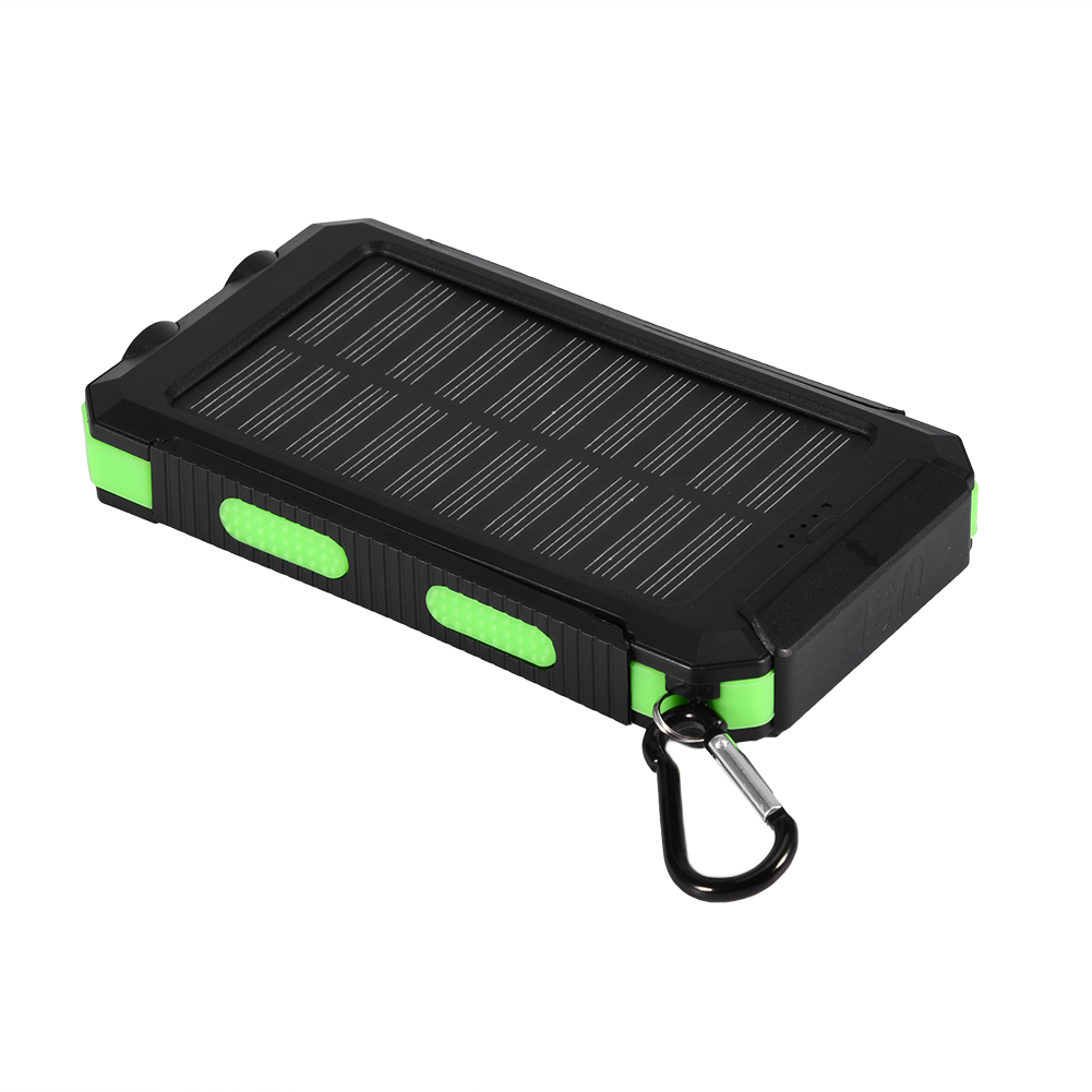 Waterproof Solar Power Bank Case Kit Outdoor Fast Charge Solar Mobile Power Bank Cases DIY Kits With Compass