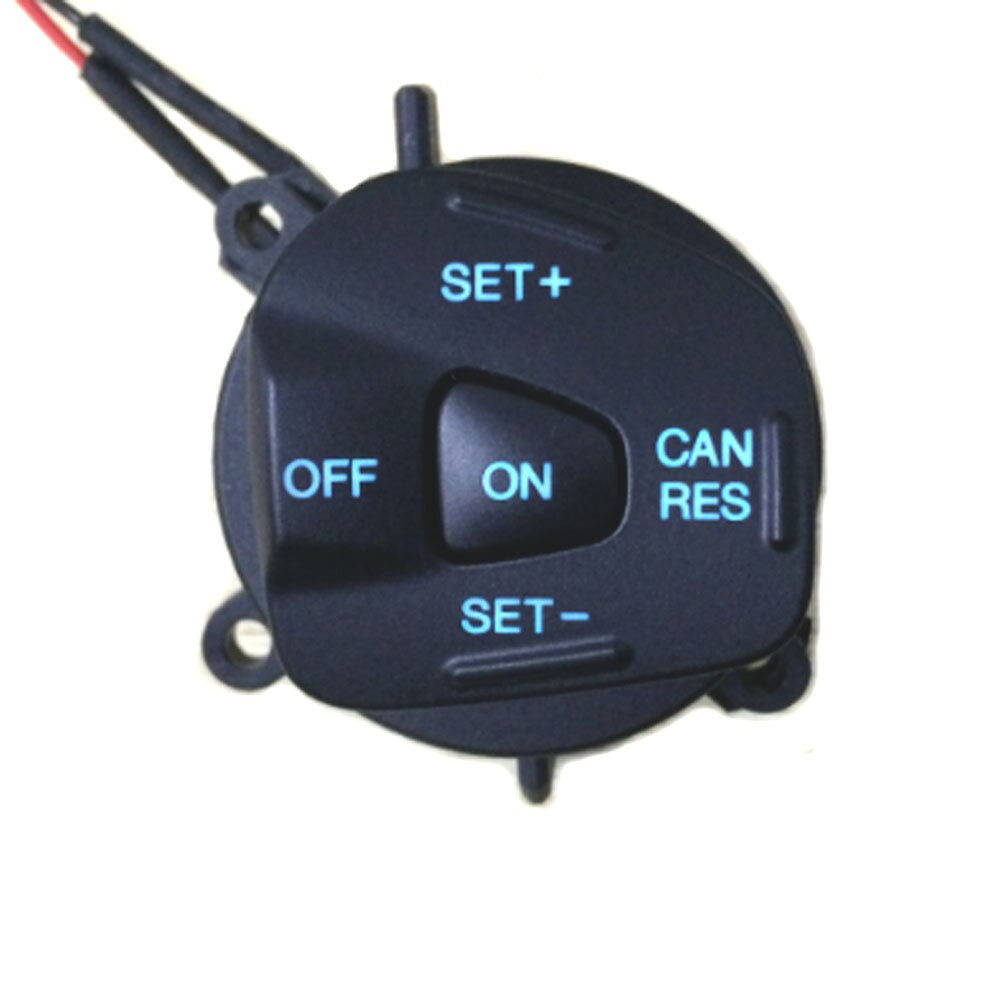 Voor Ford Fiesta MK7 MK8 St Ecosport Multifunctionele Blauw Rood Led Light Stuurwiel Cruise Control Knop Kabel Accessoires